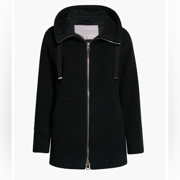 Herno Hooded Wool Blend Jacket - Picture 5 of 11